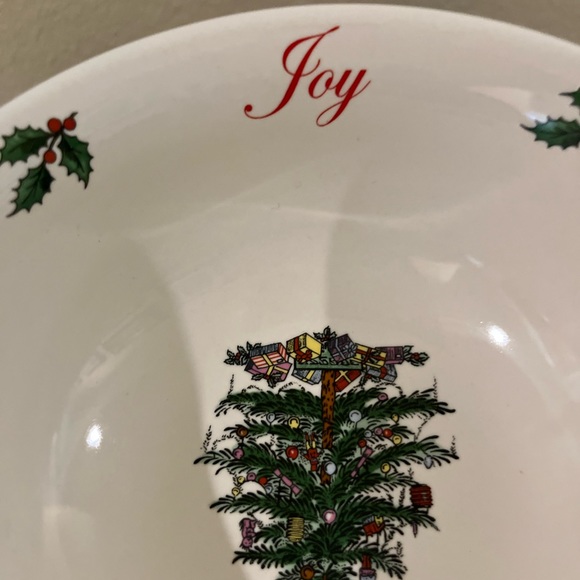 713. NIB SPODE CHRISTMAS TREE 2017 REVERE BOWL - Picture 6 of 9
